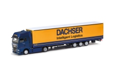 Herpa 318143 - H0 - MAN eTGX GX Lowliner-Sattelzug Dachser Intelligent Logistics